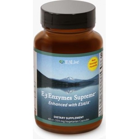 E3Live / E3Enzymes Supreme met E3AFA® Biologisch – 60 vcaps (420 mg)