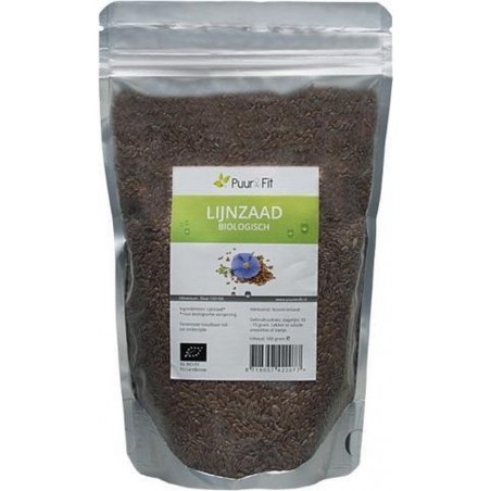 Puur&Fit Lijnzaad Biologisch - 500 gram