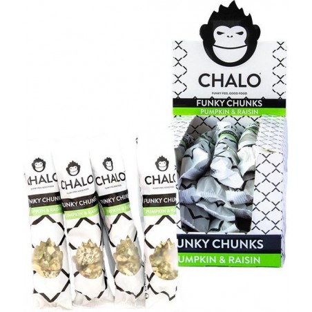 CHALO Zoete Snacks - Pumpkin & Raisin Funky Chunks - 20 x 32GR