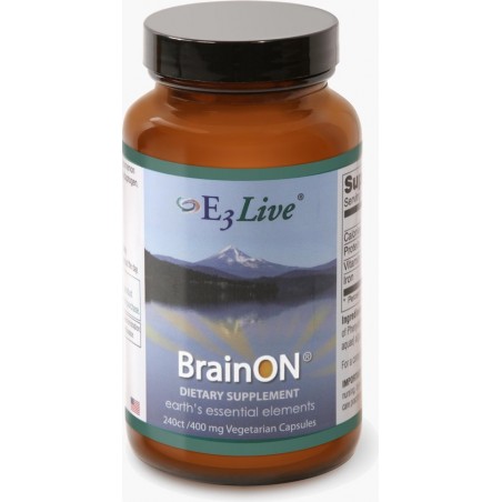 E3Live / BrainON 400mg Capsules Biologisch – 240 vcaps