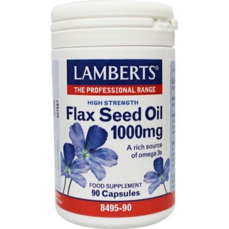 Lamberts Flax Lijnzaad - 1000 mg - 90 Capsules