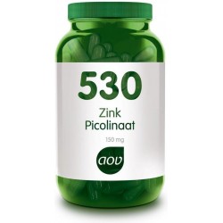 AOV 530 Zink Picolinaat 60 capsules - Mineralen - Voedingssupplementen