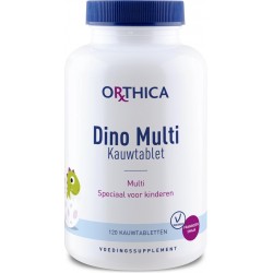 Orthica Dino Multi Multivitaminen Voedingssupplement - 120 Kauwtabletten