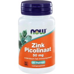 Now Foods - Zink Picolinaat 50 mg - 60 Vegicaps