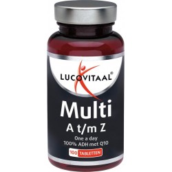 Lucovitaal Multi A t/m Z met Q10 Multivitaminen - 100 Tabletten
