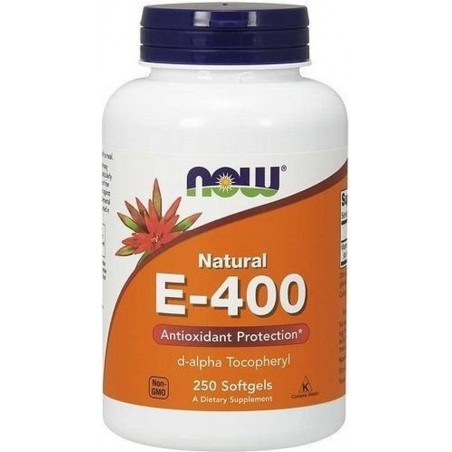 Vitamine E 400IU D-Alpha Tocopheryl 250softgels