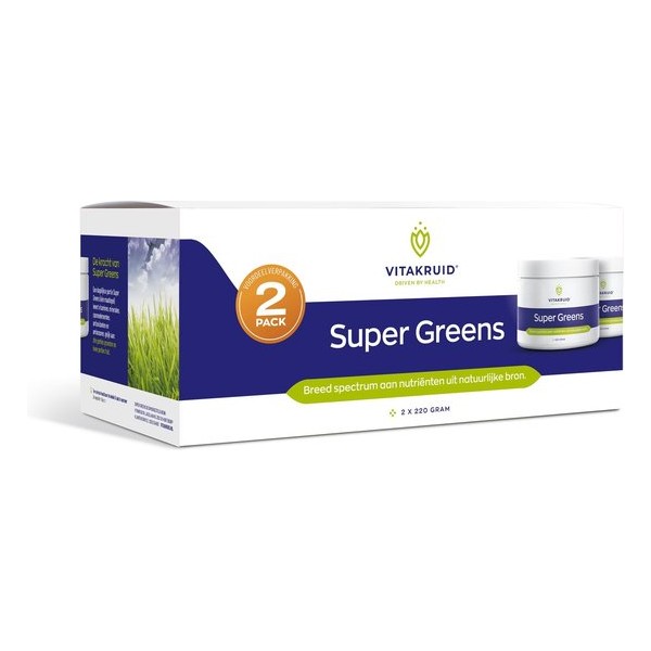 Vitakruid Super Greens 2 Pack 2 x 220 gram