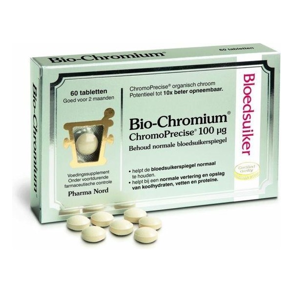 Pharma Nord Bio-Chromium Bloedsuiker - 60 Tabletten - Voedingssupplementen