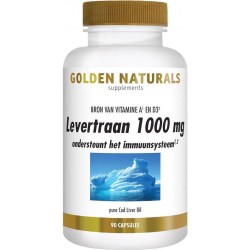 Golden Naturals Levertraan (90 softgel capsules)