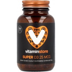 Vitaminstore  - Super D3 25 mcg vitamine D - 100 softgels