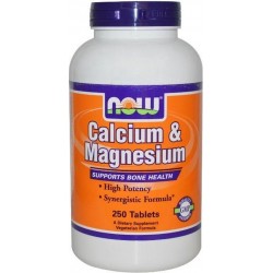 Calcium & Magnesium (2:1) (250 tabletten) - Now Foods
