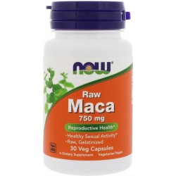 Maca, 750 mg, 30 veg.caps, Now Foods