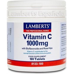 Lamberts Vitamine C met Bioflavonoïden - 1000 mg - 180 Tabletten - Vitaminen