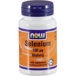 Selenium zonder gist 100 mcg (100 tabletten) - Now Foods