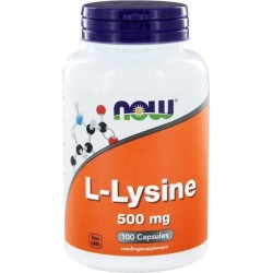 Now Foods - L-Lysine 500 mg - Aminozuren - 100 Capsules