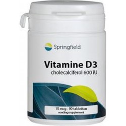 Springfield Vitamine D3 600 IU - 90 Tabletten