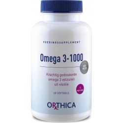 Orthica Omega 3-1000 (visolie) - 60 softgels