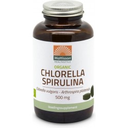 Mattisson / Biologische Chlorella Spirulina 500mg - 240tabl