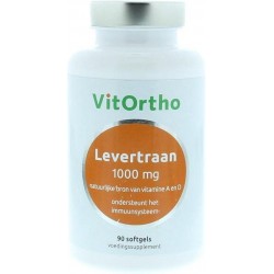 Levertraan 1000 mg (90 softgels) - NOW Foods