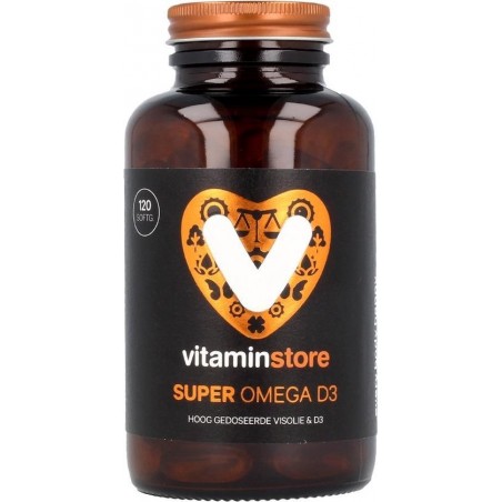 Vitaminstore  - Super omega D3 (omega 3) - 60 softgels