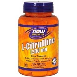 L-Citrulline - Extra Strength 1.200 mg (120 tablets) - Now Foods