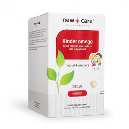 New Care Kinder Omega Lemonsmaak - 90 Kauwcapsules - Voedingssupplement