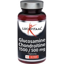Lucovitaal Glucosamine Chondroïtine 1500/500 mg - 60 Tabletten - Voedingssupplement