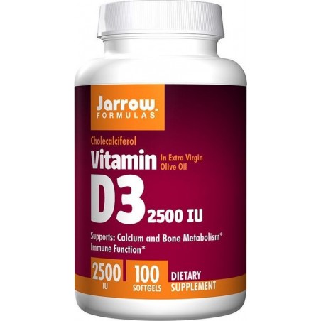 Jarrow Formulas Vitamine D3 2500IU