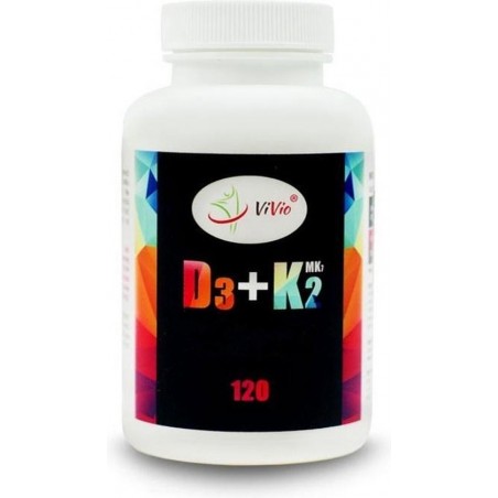 Vitamine D3 + K2 120x180mg