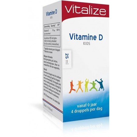 Vitalize Vitamine D Kids 25ml -  Voedingsupplement