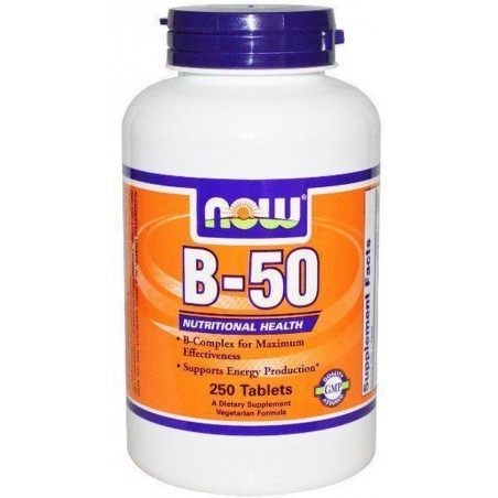 B-50 (250 tabletten) - Now Foods