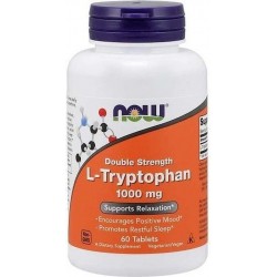 Now Foods Voedingssupplementen L Tryptofaan, 1000 mg (60 Tablets) - Now Foods