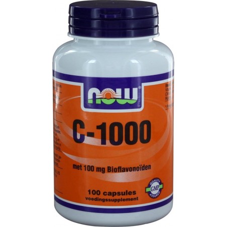 Now C-1000 met 100 mg Bioflavonoïden - 100 Capsules - Vitaminen