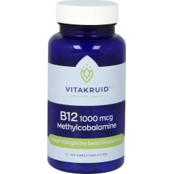 Vitakruid Vitamine b12 1000 mcg methylcobalamine