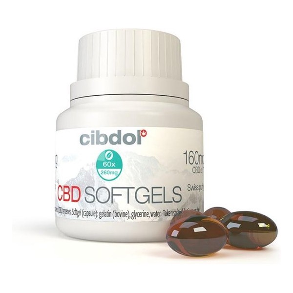 Cibdol CBD Softgel Capsules 4% (60 caps)