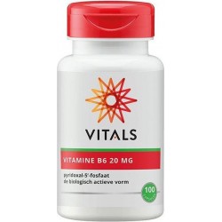 Vitals Vitamine B6 20 mg Voedingssupplementen - 100 vegicaps