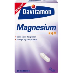 Davitamon Magnesium capsules 240 mg - Voedingssuplement 40 stuks