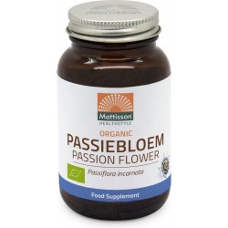Passiebloem biologisch 120 capsules - Flesje met 120 capsules