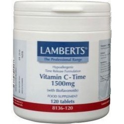 Lamberts Vitamine C-Time 1500 mg - 120 Tabletten - Vitaminen