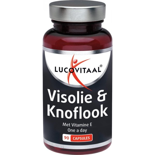 Lucovitaal Visolie & Knoflook Voedingssupplement - 90 Capsules
