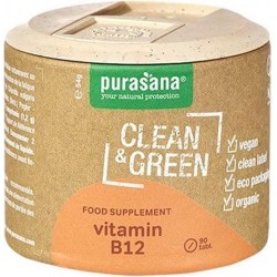 PUCGVS10 - Clean & Green Vitamin B12 (90 Tabletten) - Purasana