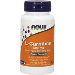 L-Carnitine 500mg Now Foods 60v-caps