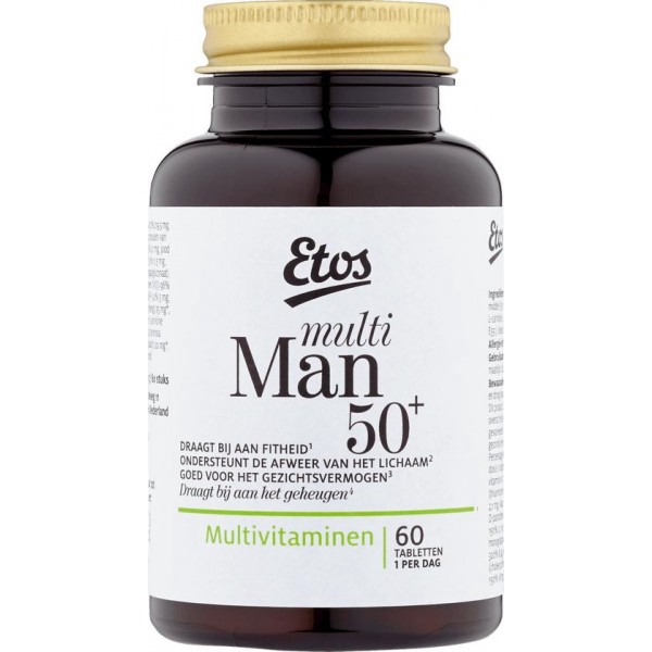 Etos Multi Man 50+ voedingssupplement - 60 tabletten