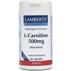 Lamberts L Carnitine 500 8306 Capsules