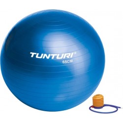 Tunturi Fitnessbal - Gymball - Swiss ball - 65 cm - Incl. pomp - Blauw