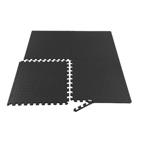 Fitnessmatten set -6 Stuks van 40x40 cm - Grijs