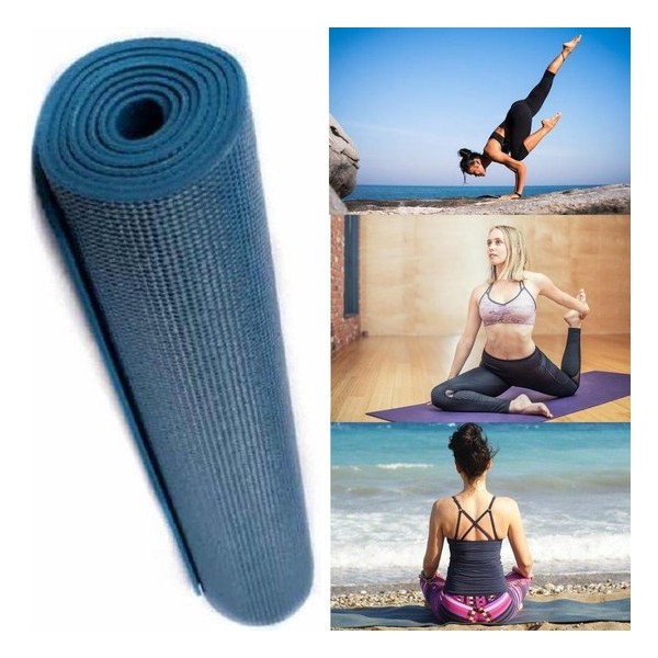 DirectSupply Yoga Mat Anti Slip - 5mm dik - Indigo blauw