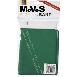 MoVeS (MSD) - Fitness band 1,5 m - Zwaar - Groen  - 1 stuk