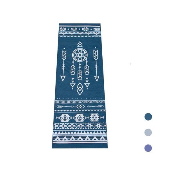 Love Generation Design Yoga Mat ● Tribal Print ● Blauw