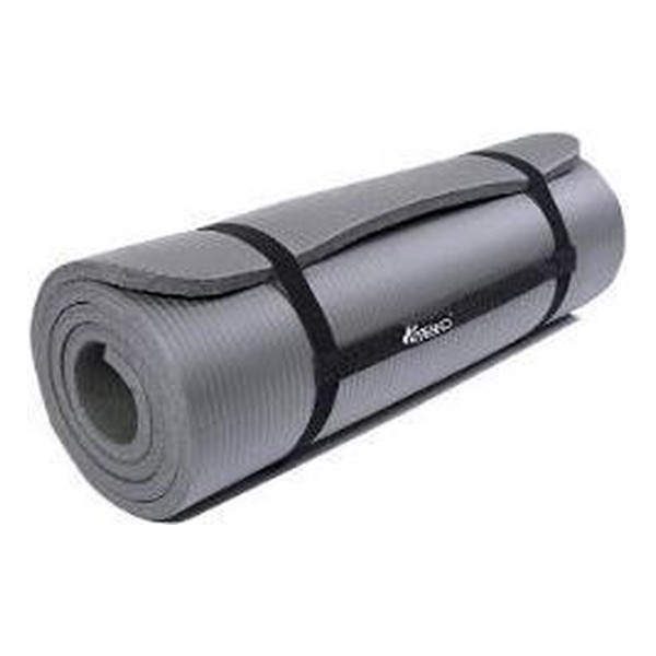 Sens Design - XL Yogamat (1,5 cm dik, extra lang & breed 190x100 cm) ,fitnessmat, pilates, aerobics - Grijs